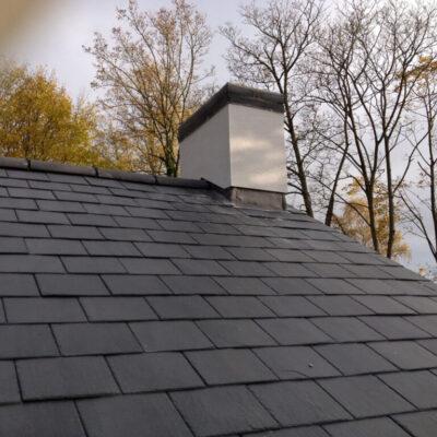 Slate roofs in Lanark